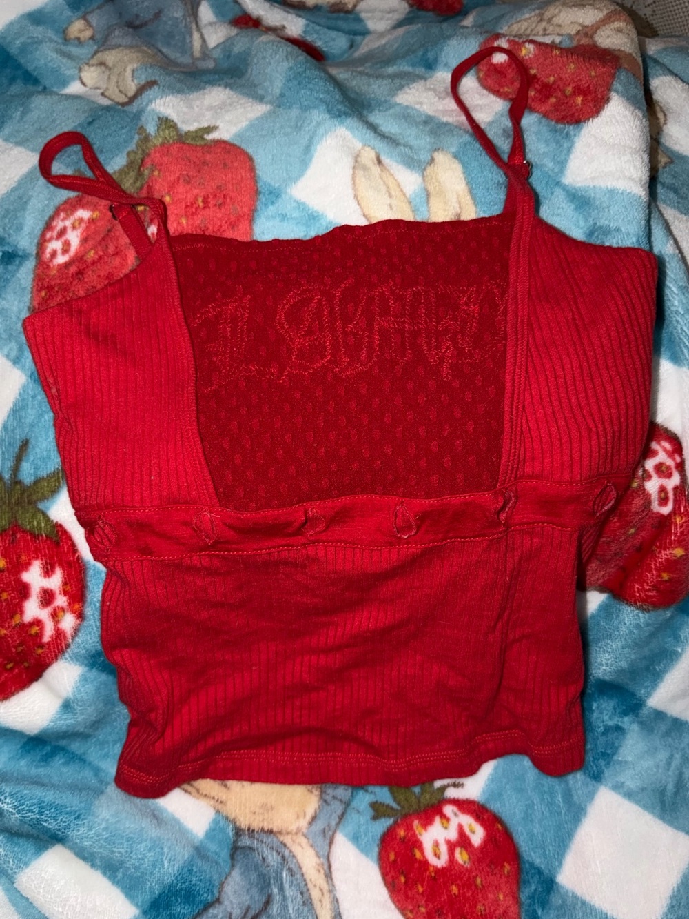 ❤️ Vintage L.A.M.B. by Gwen Stefani Red cami Tank Top – XS ❤️